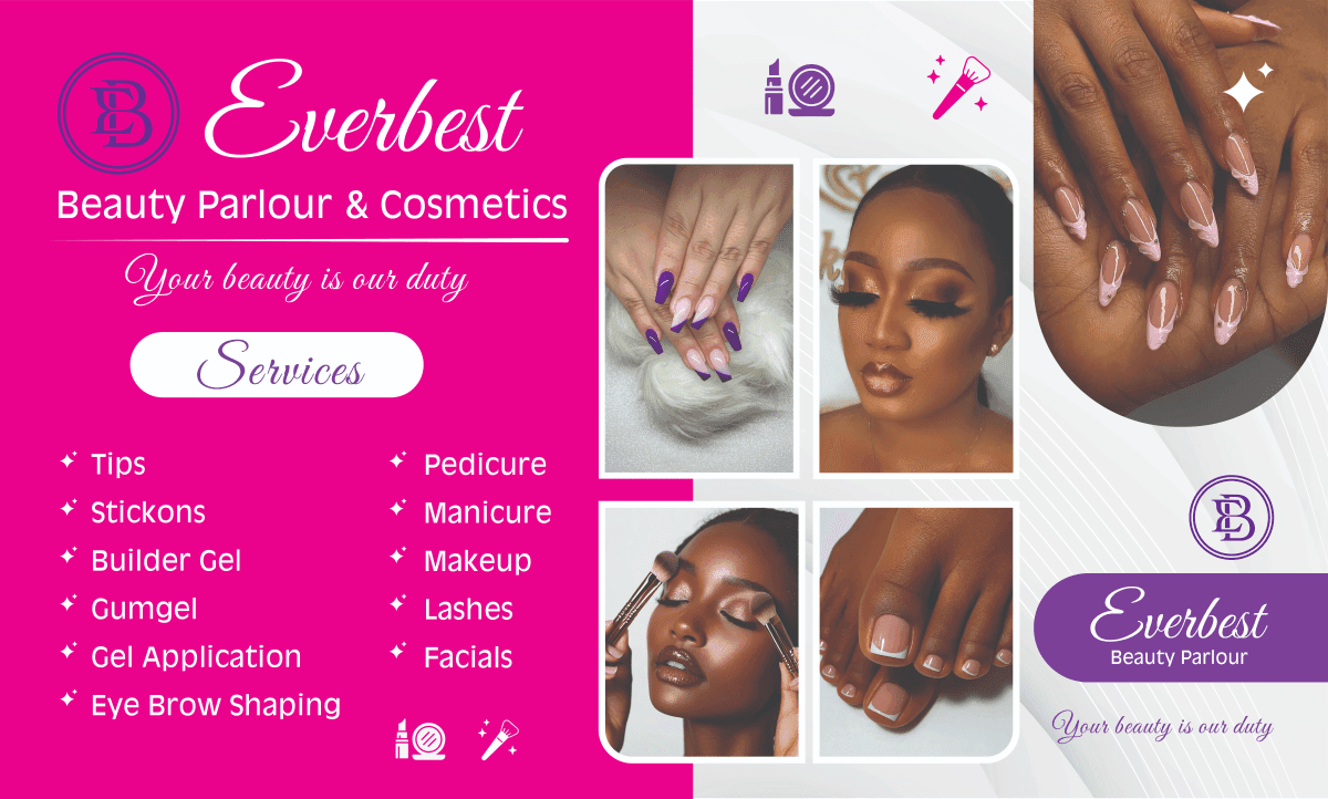 Large Format Printing & Beauty Parlour Branding