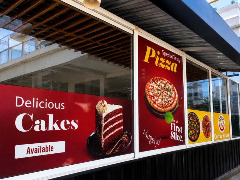 Restaurant Branding & Large Format Printing for Mugeiyot Restaurant